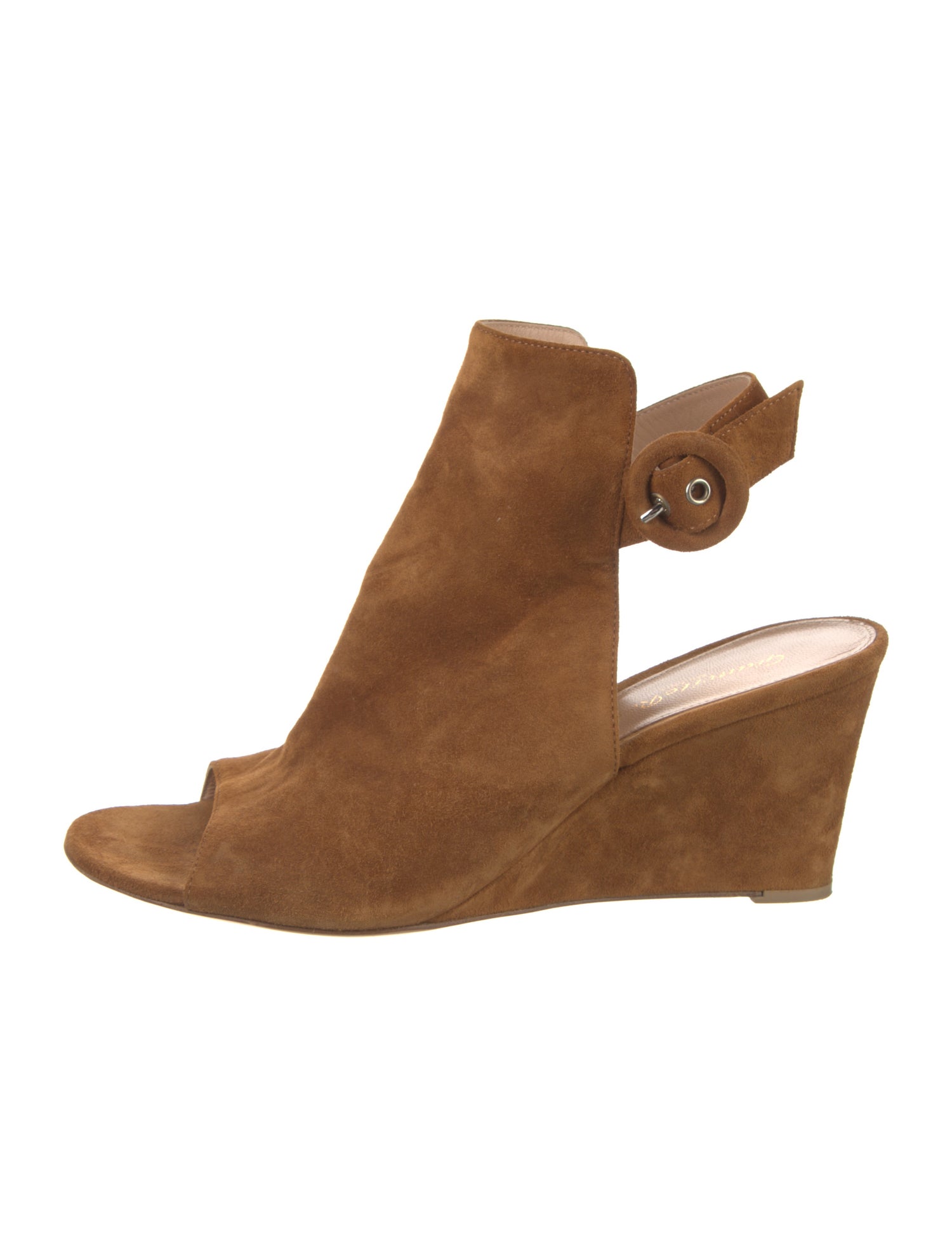 Gianvito Rossi Suede Slingback Sandals