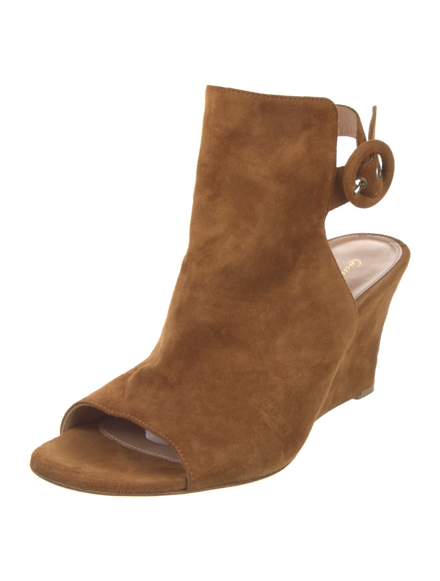 Gianvito Rossi Suede Slingback Sandals