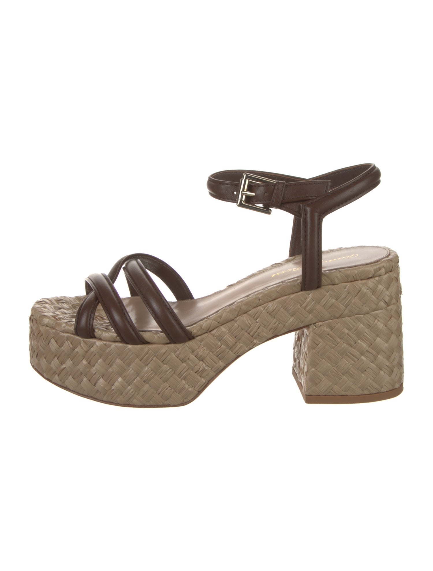 Gianvito Rossi Leather Espadrilles