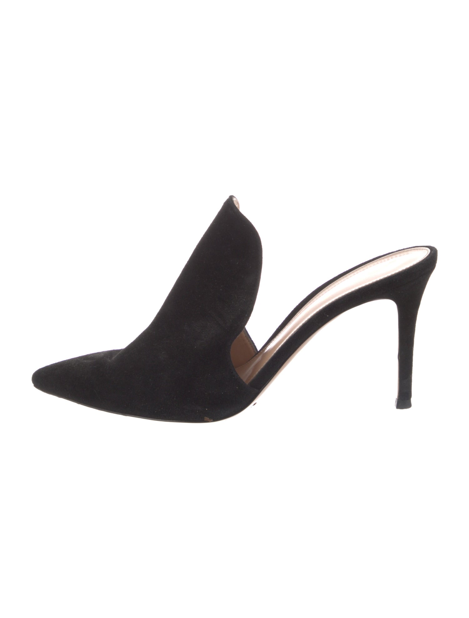 Gianvito Rossi Suede Mules