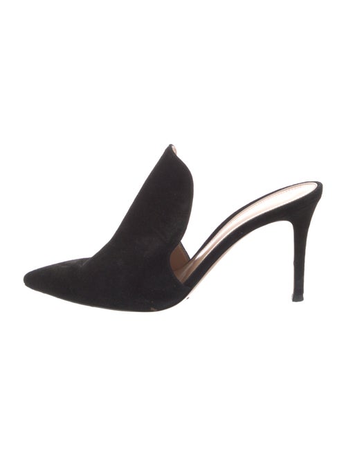 Gianvito Rossi Suede Mules