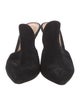 Gianvito Rossi Suede Mules