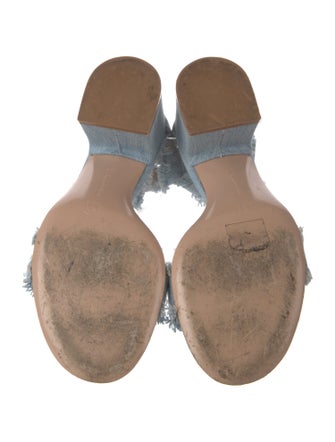 Gianvito Rossi Denim Sandals