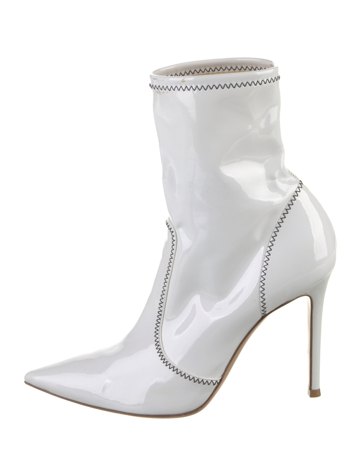 Gianvito Rossi Patent Leather Sock Boots