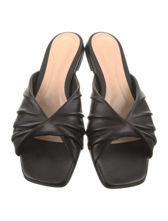 Gianvito Rossi Leather Slides