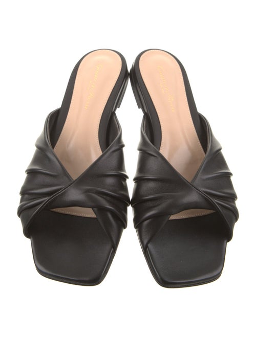 Gianvito Rossi Leather Slides