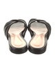 Gianvito Rossi Leather Slides