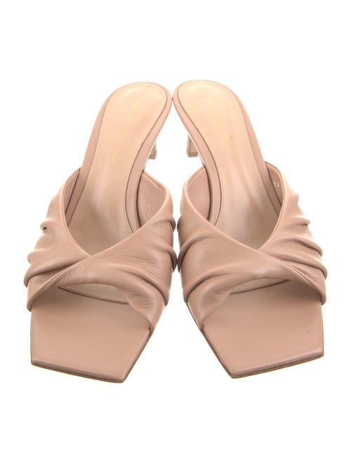 Gianvito Rossi Leather Slides