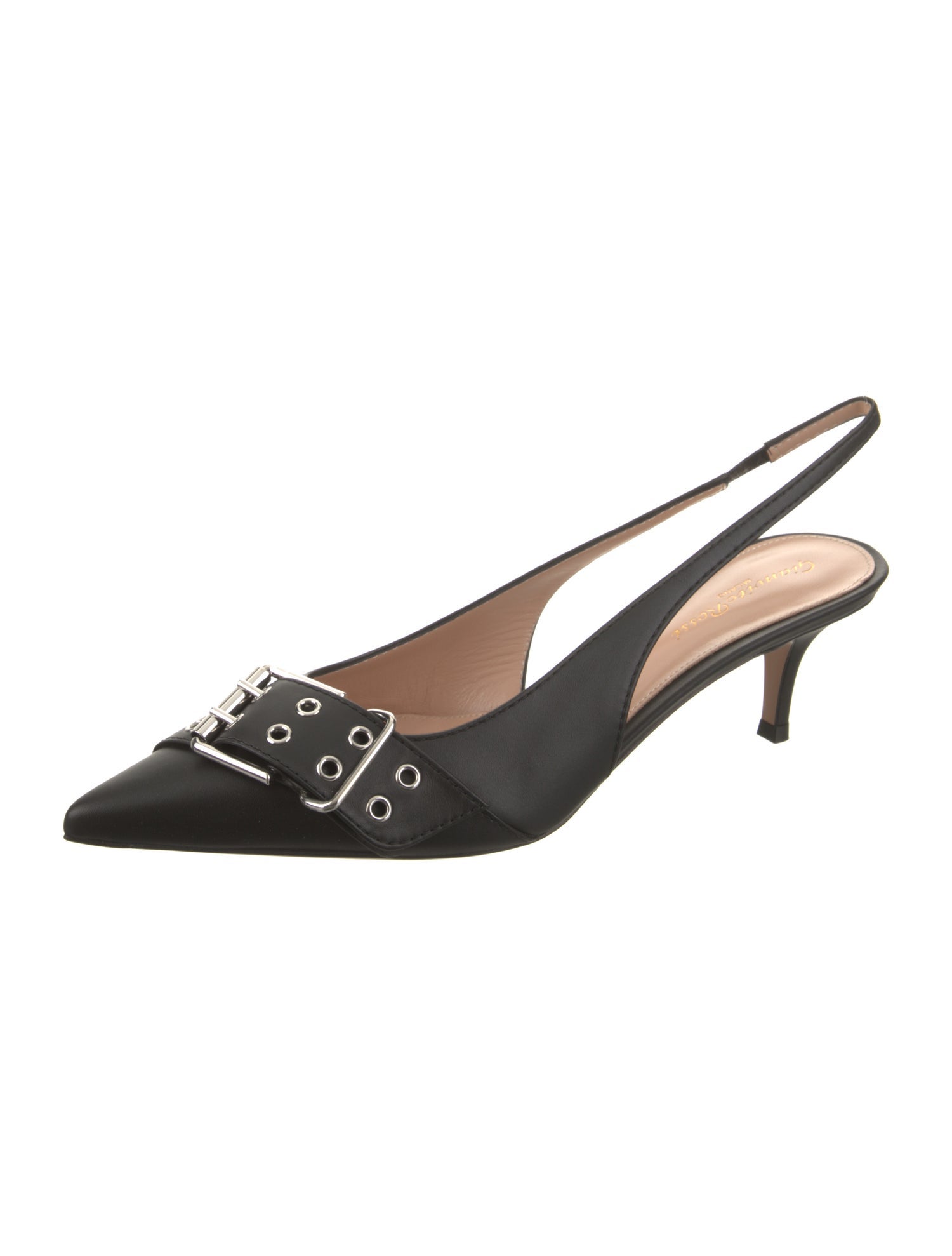 Gianvito Rossi Leather Slingback Pumps