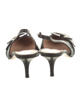Gianvito Rossi Leather Slingback Pumps