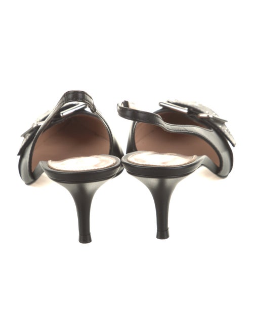 Gianvito Rossi Leather Slingback Pumps