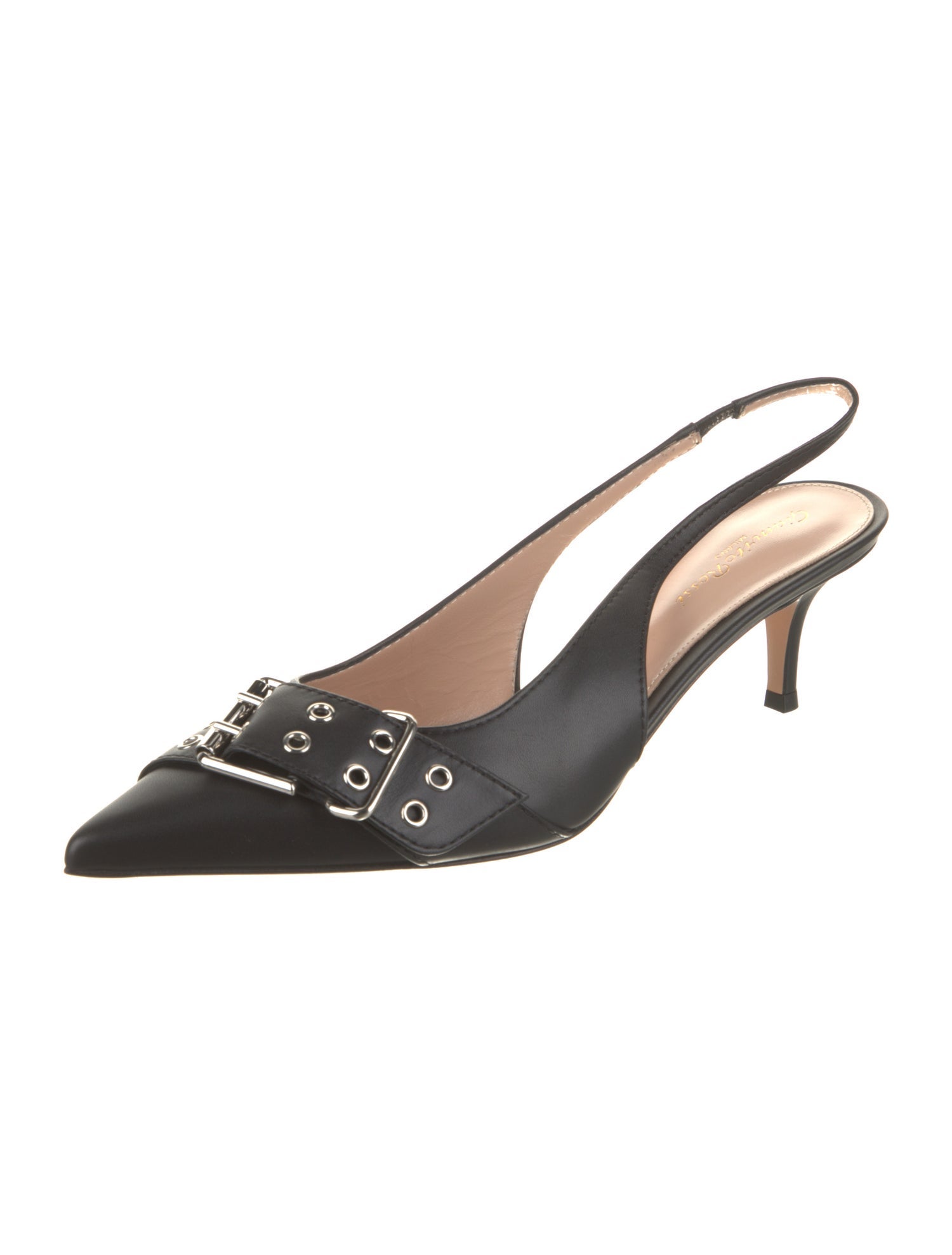 Gianvito Rossi Leather Slingback Pumps