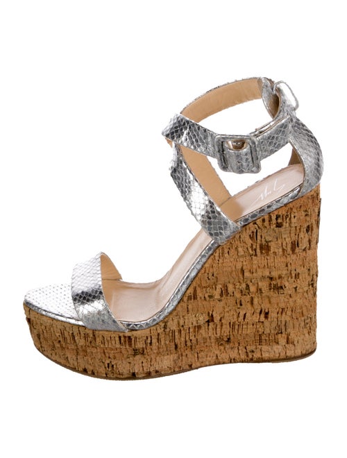 Giuseppe Zanotti Embossed Leather Sandals