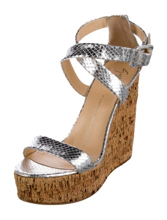 Giuseppe Zanotti Embossed Leather Sandals