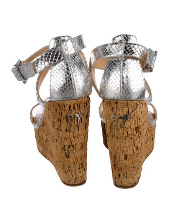 Giuseppe Zanotti Embossed Leather Sandals