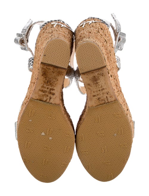 Giuseppe Zanotti Embossed Leather Sandals