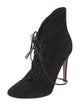 Gianvito Rossi Suede Lace-Up Boots