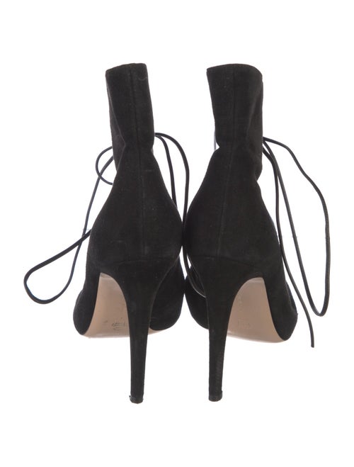 Gianvito Rossi Suede Lace-Up Boots