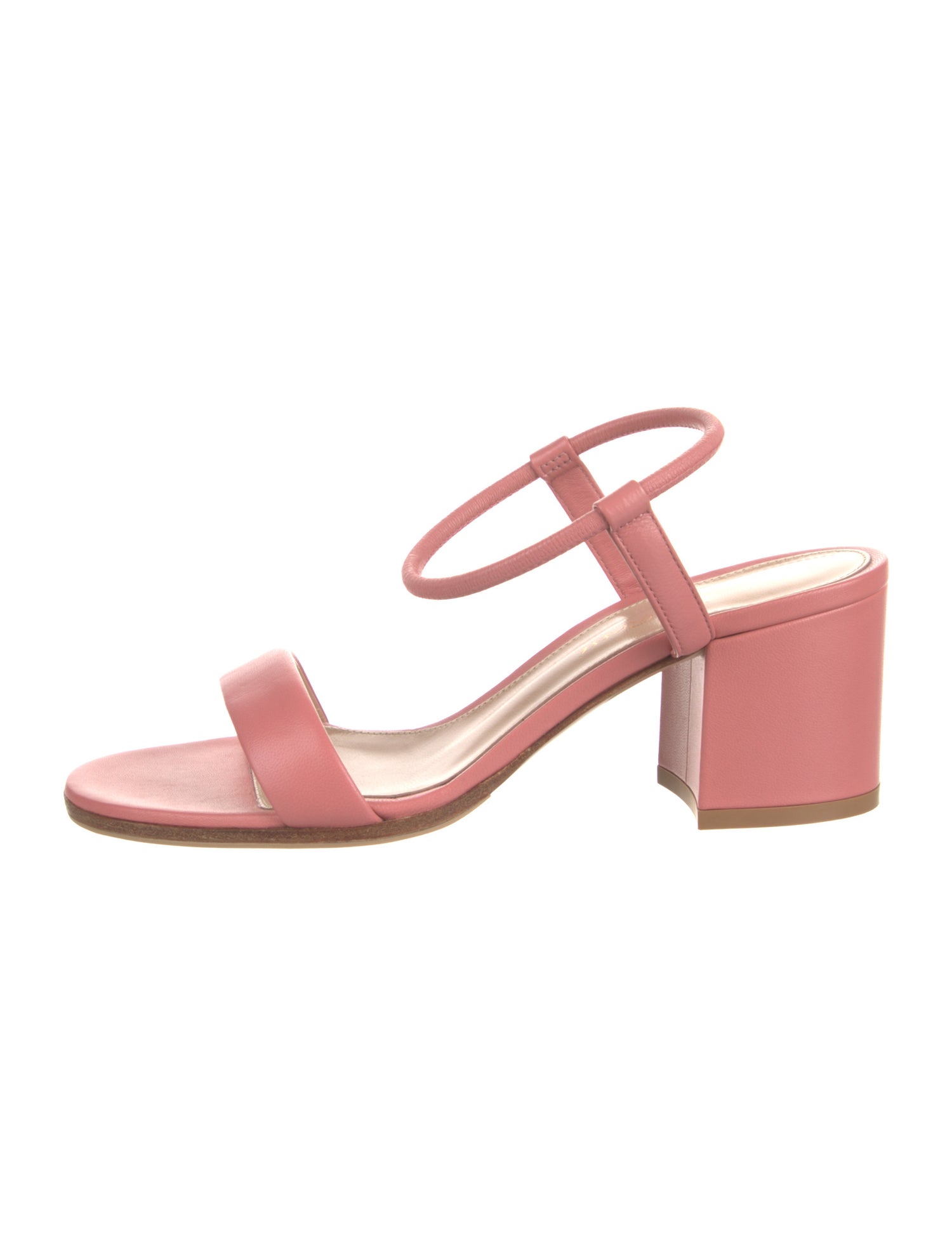 Gianvito Rossi Leather Slingback Sandals