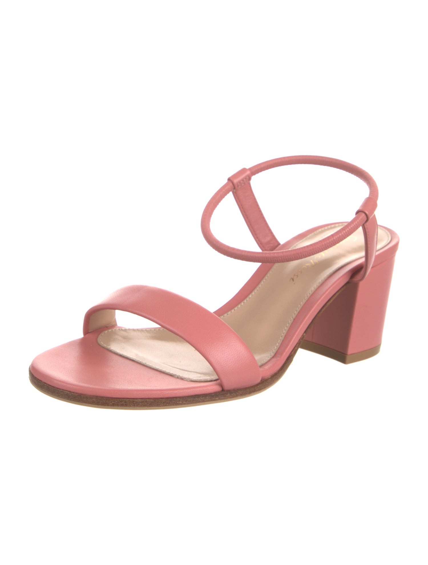 Gianvito Rossi Leather Slingback Sandals