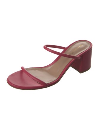 Gianvito Rossi Leather Slides