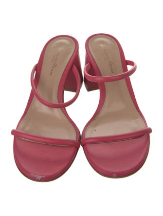 Gianvito Rossi Leather Slides