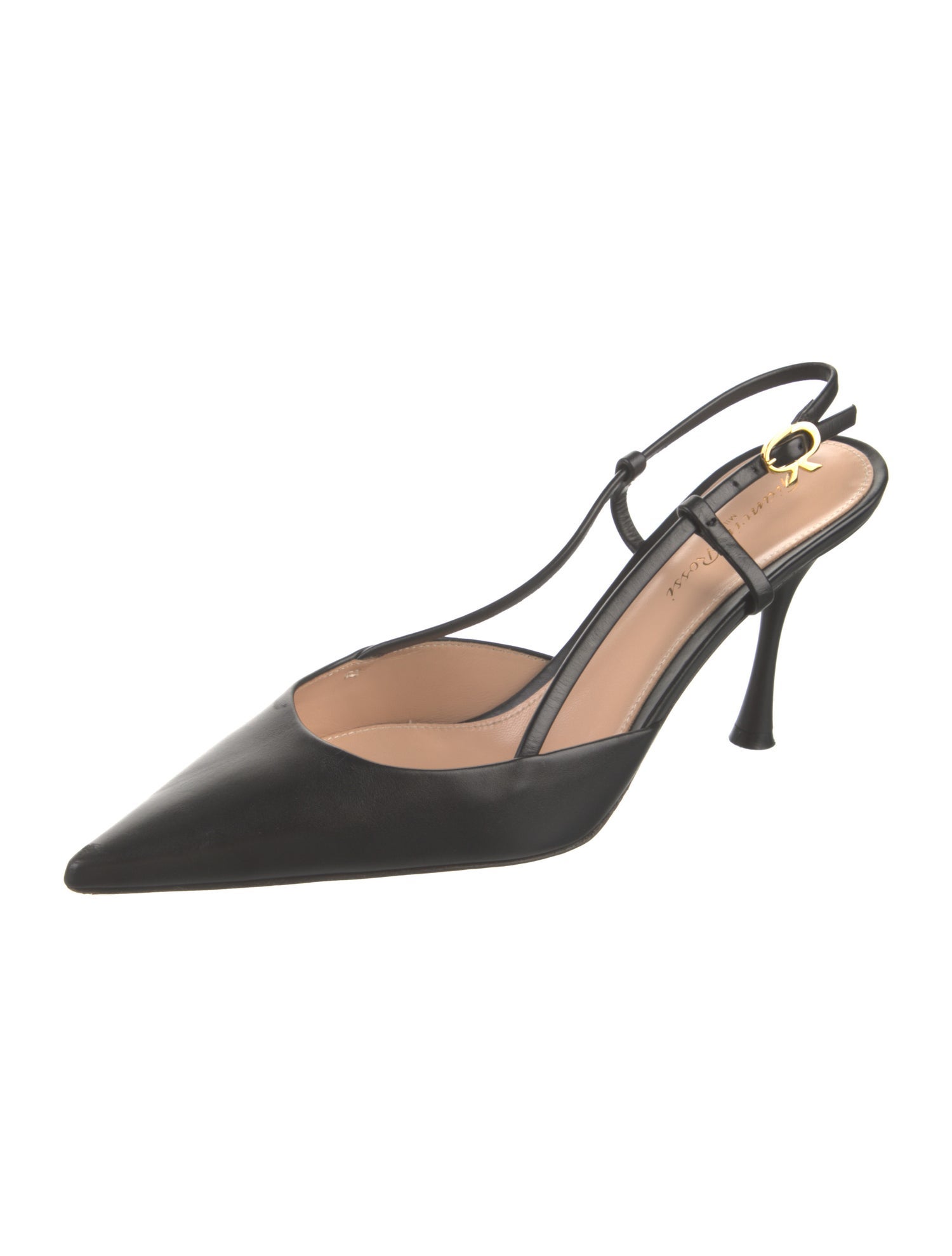 Gianvito Rossi Leather Slingback Pumps