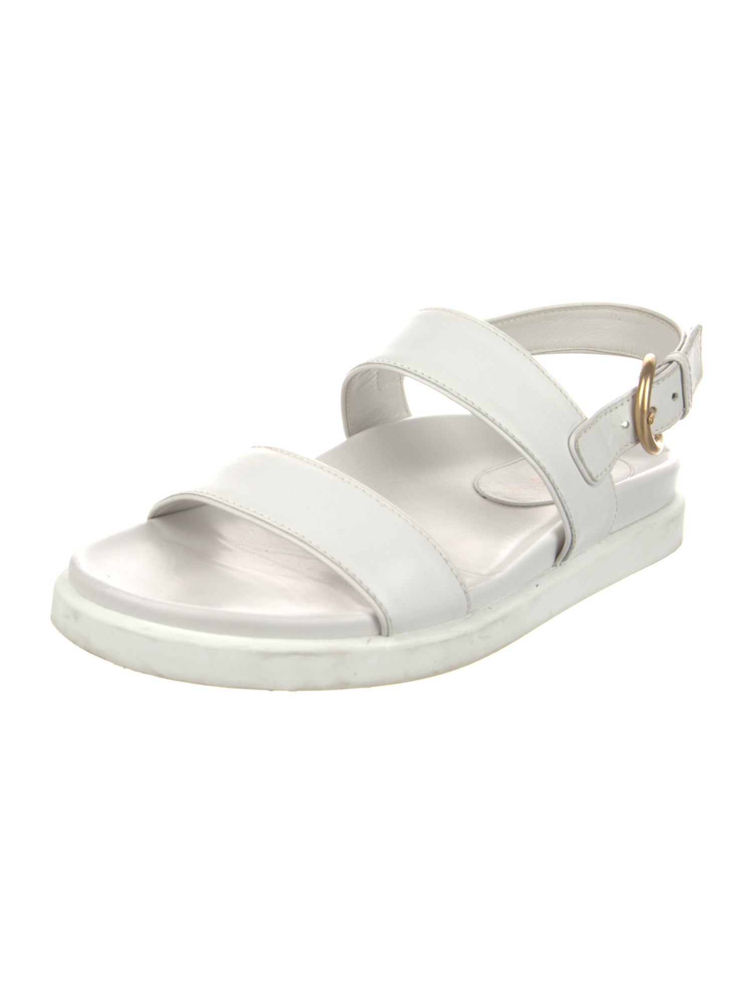 Gianvito Rossi Leather Slingback Sandals