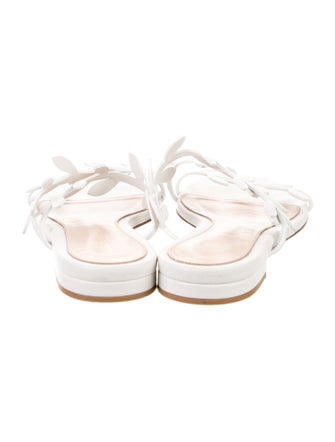 Gianvito Rossi Leather Slides