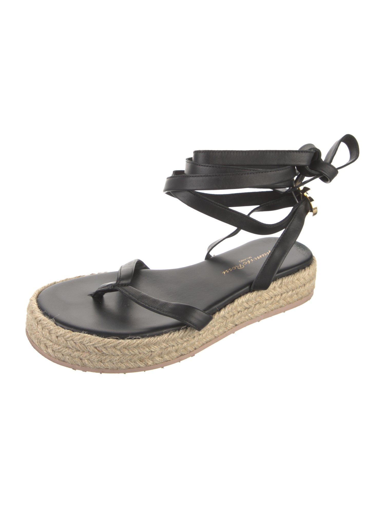 Gianvito Rossi Leather Espadrilles