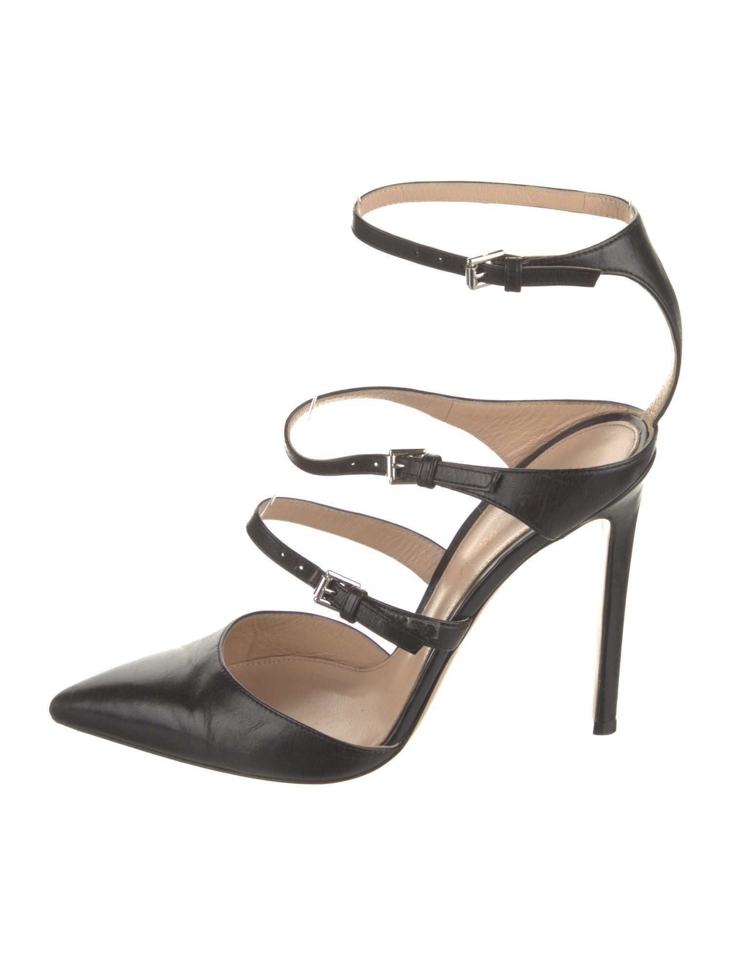 Gianvito Rossi Leather D'Orsay Pumps