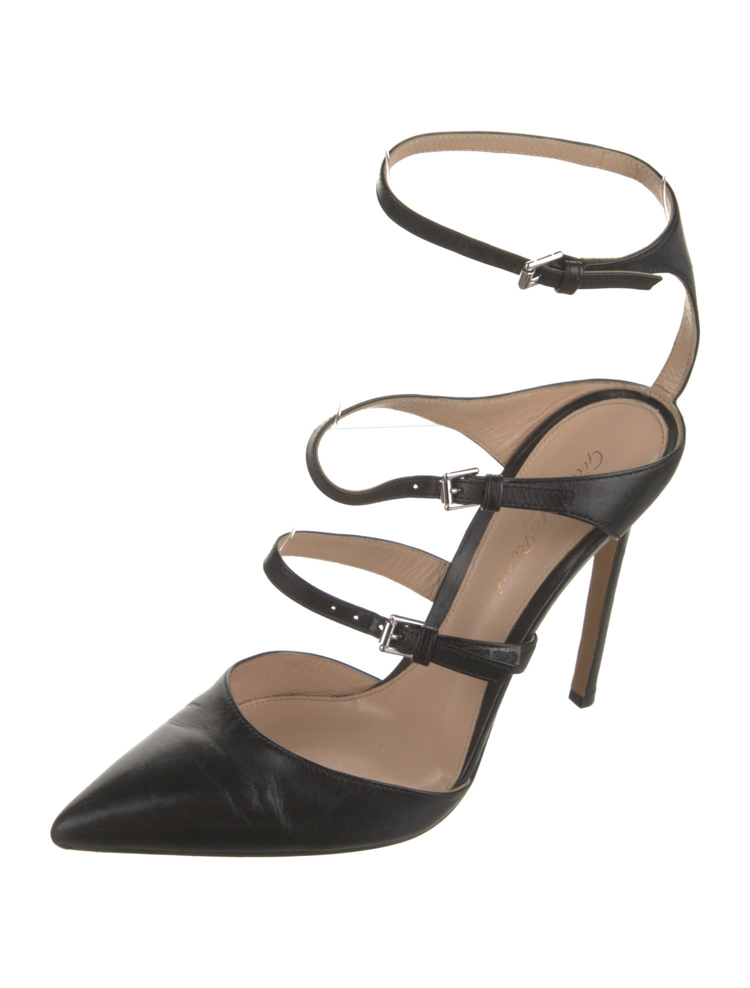 Gianvito Rossi Leather D'Orsay Pumps