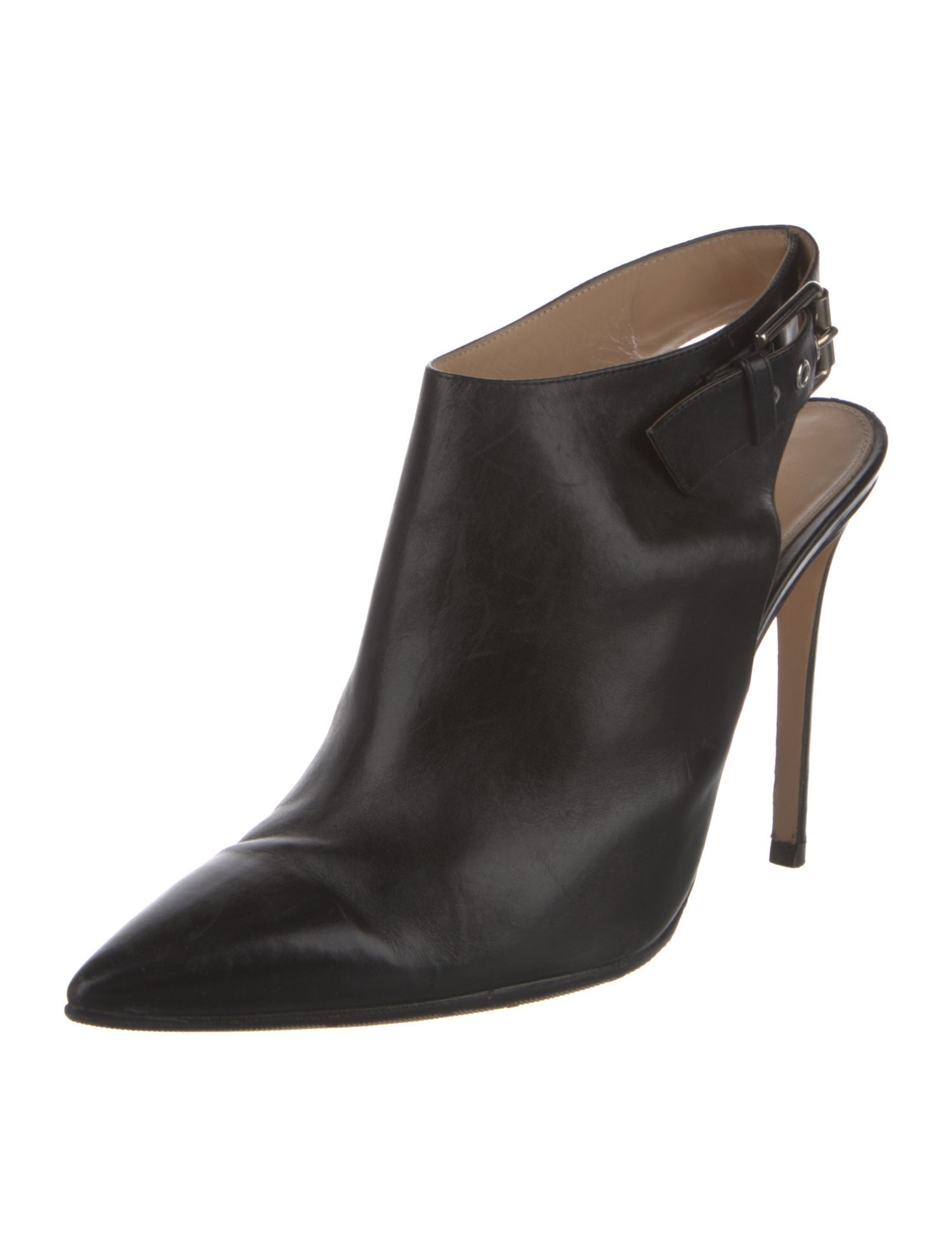 Gianvito Rossi Leather Slingback Pumps