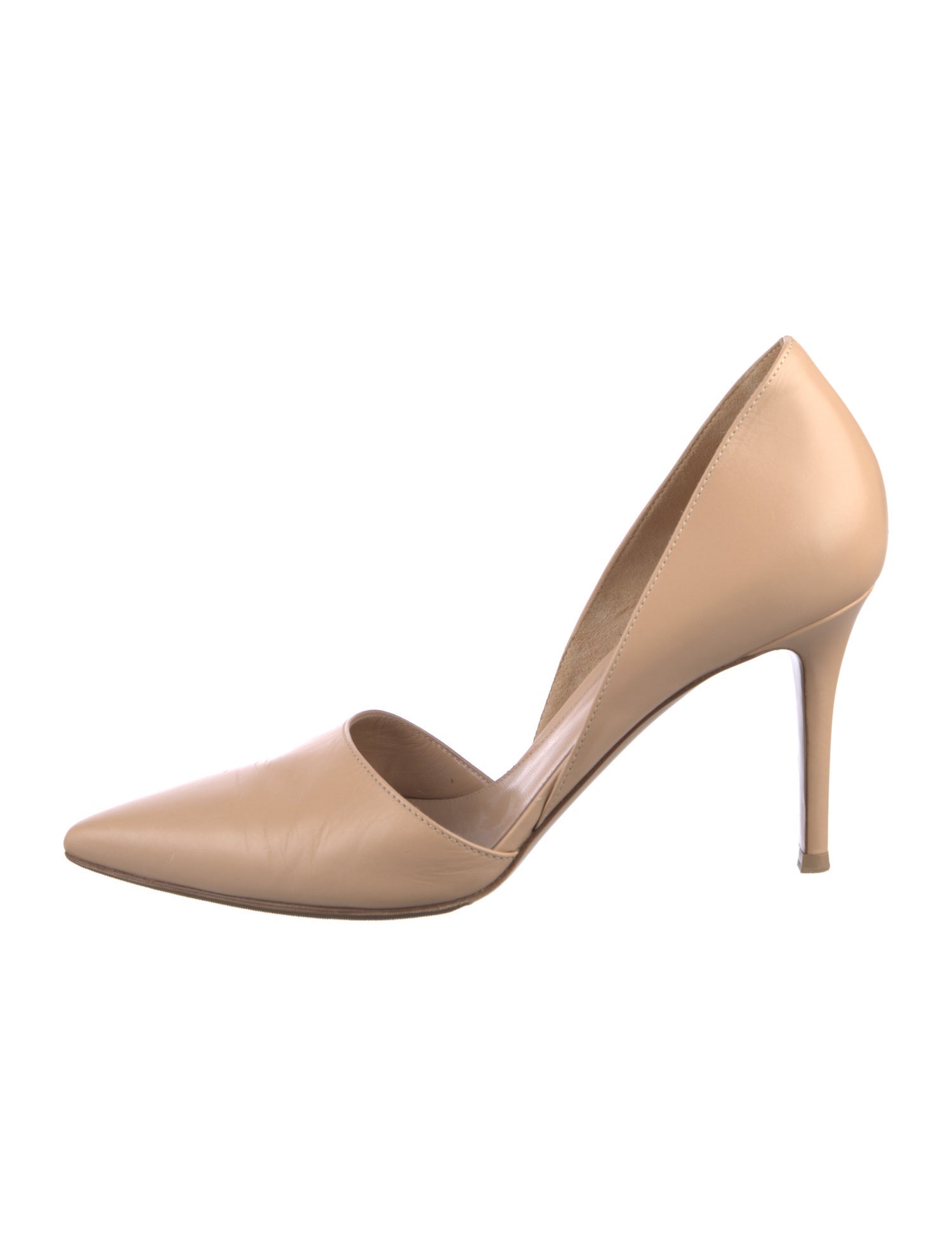 Gianvito Rossi Leather D'Orsay Pumps
