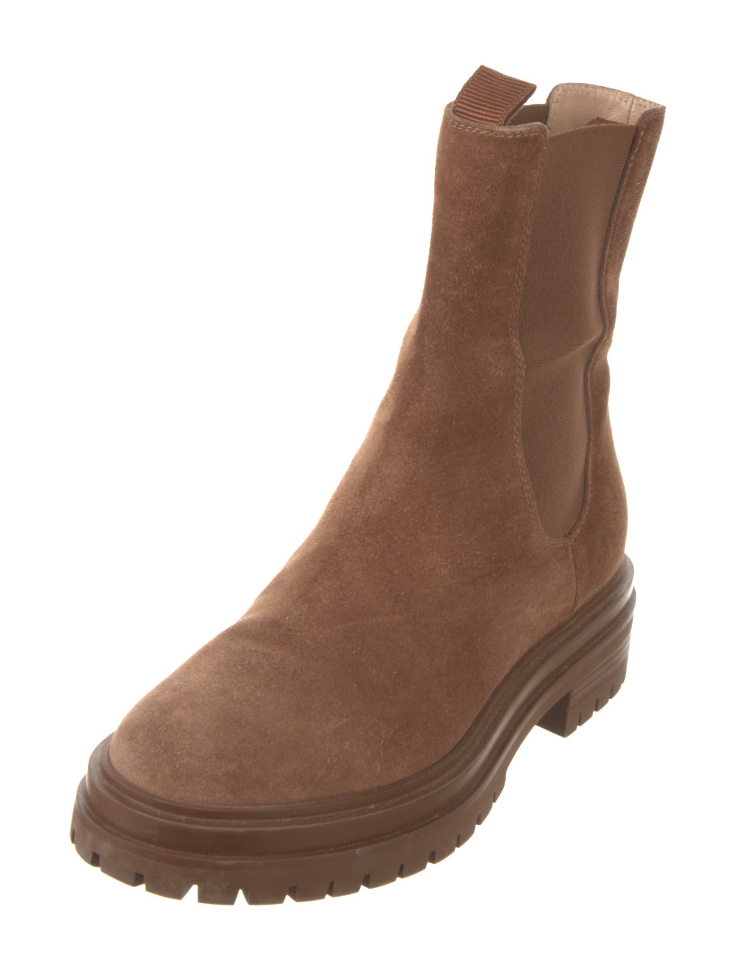 Gianvito Rossi Suede Chelsea Boots