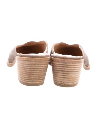 Gianvito Rossi Suede Mules