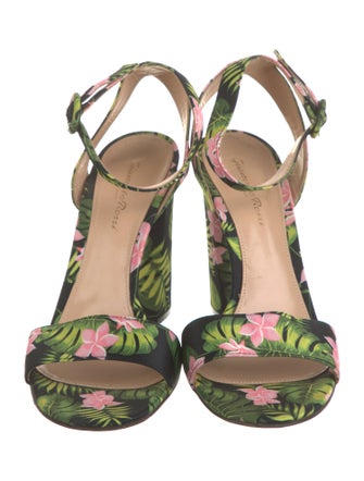 Gianvito Rossi Floral Print Sandals