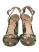 Gianvito Rossi Floral Print Sandals