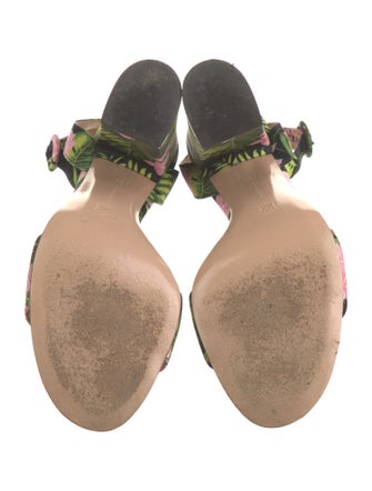 Gianvito Rossi Floral Print Sandals