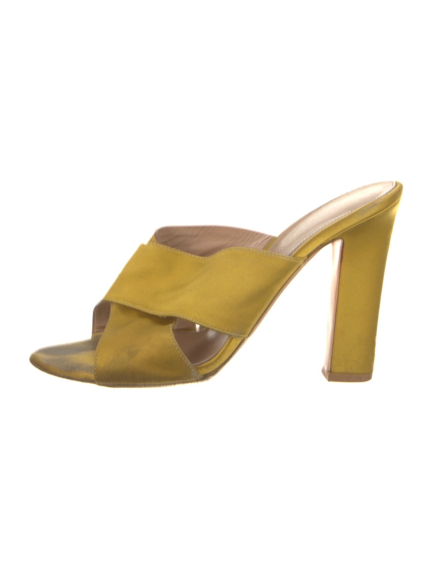 Gianvito Rossi Satin Slides