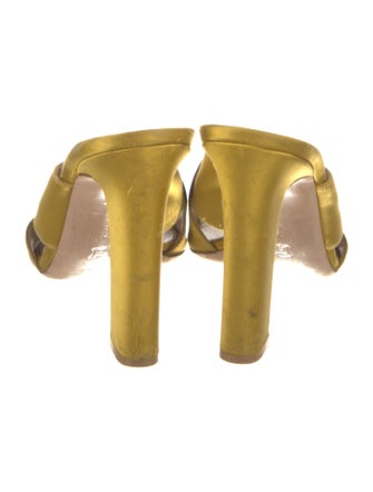 Gianvito Rossi Satin Slides