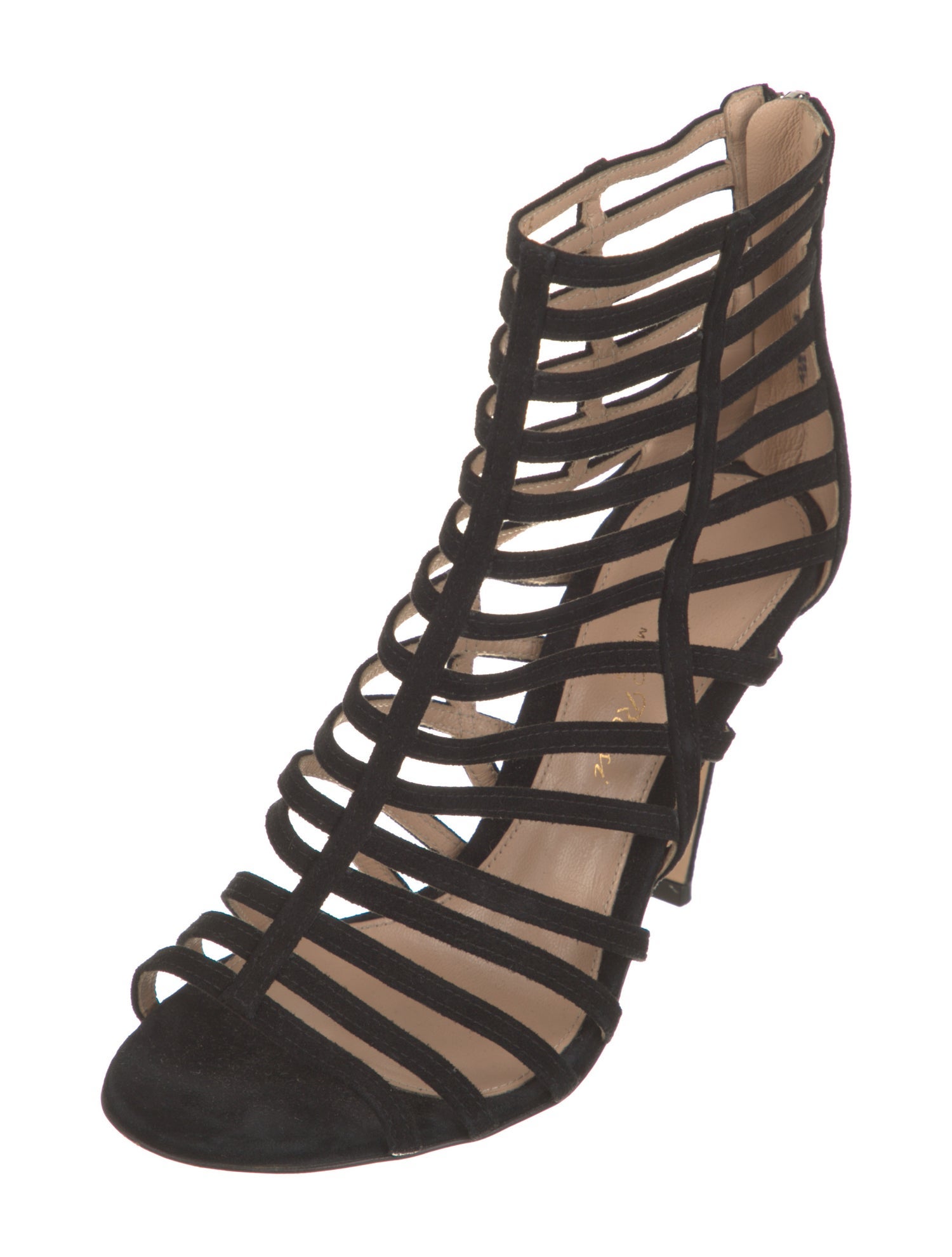 Gianvito Rossi Suede Gladiator Sandals