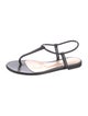 Gianvito Rossi Leather T-Strap Sandals