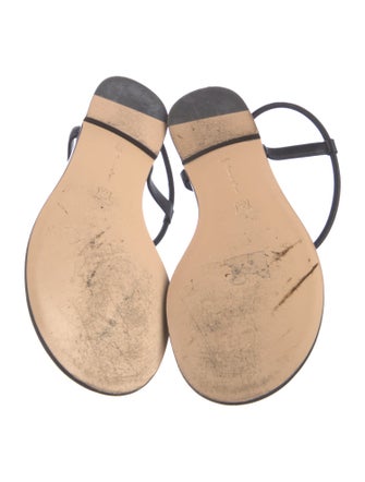 Gianvito Rossi Leather T-Strap Sandals