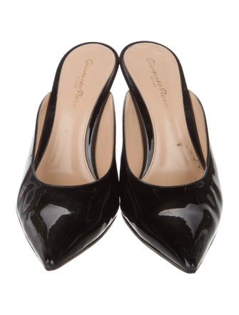 Gianvito Rossi Patent Leather Mules