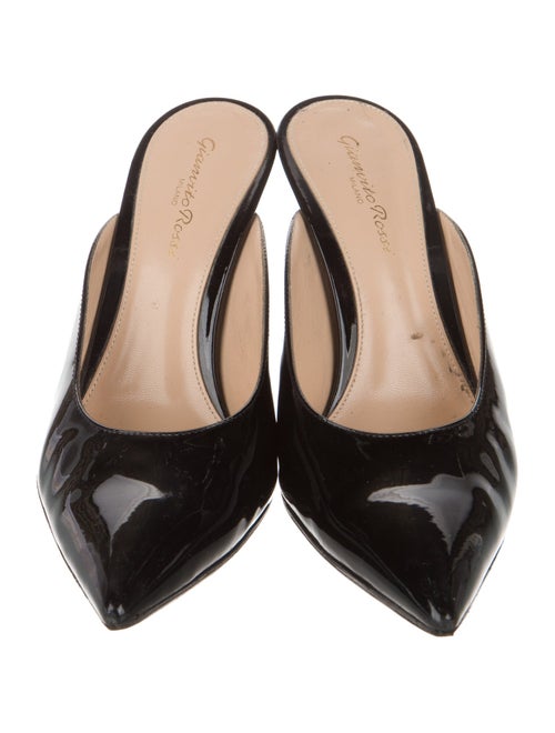 Gianvito Rossi Patent Leather Mules