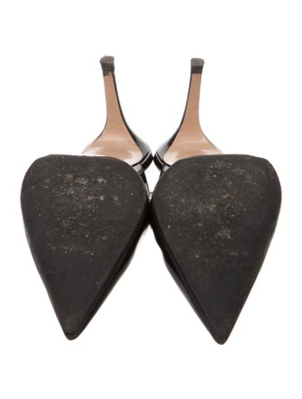 Gianvito Rossi Patent Leather Mules