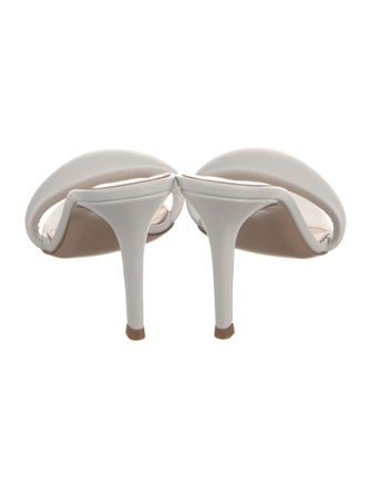 Gianvito Rossi Leather Slides