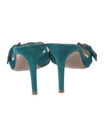 Gianvito Rossi Suede Slides