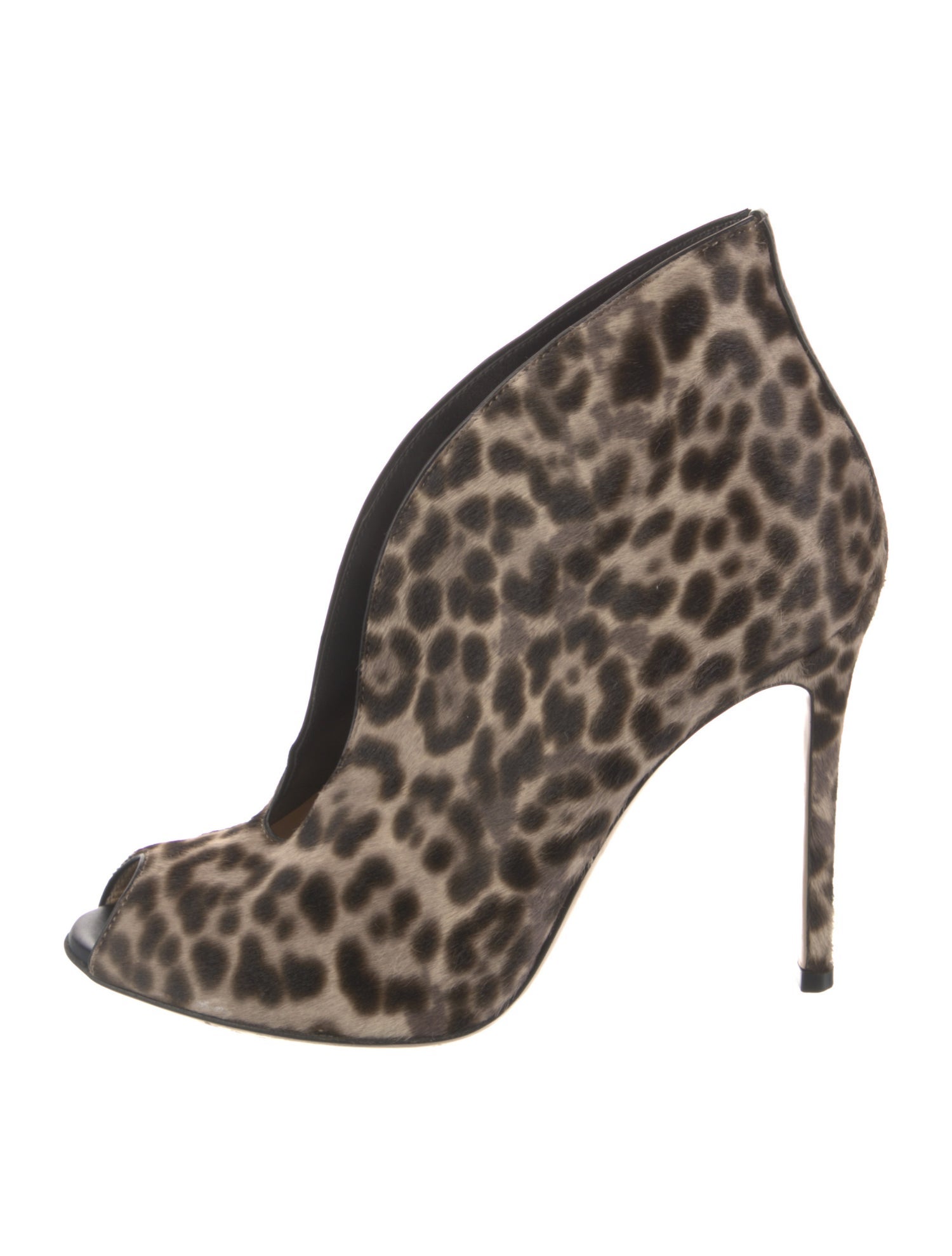 Gianvito Rossi Ponyhair Animal Print Pumps